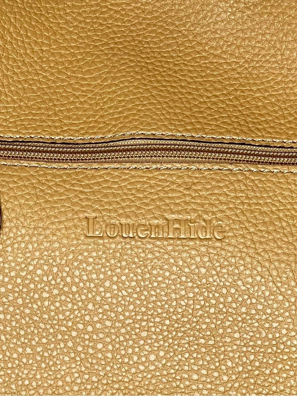 LOUENHIDE TAUPE VEGAN LEATHER TOTE /SHOULDER BAG